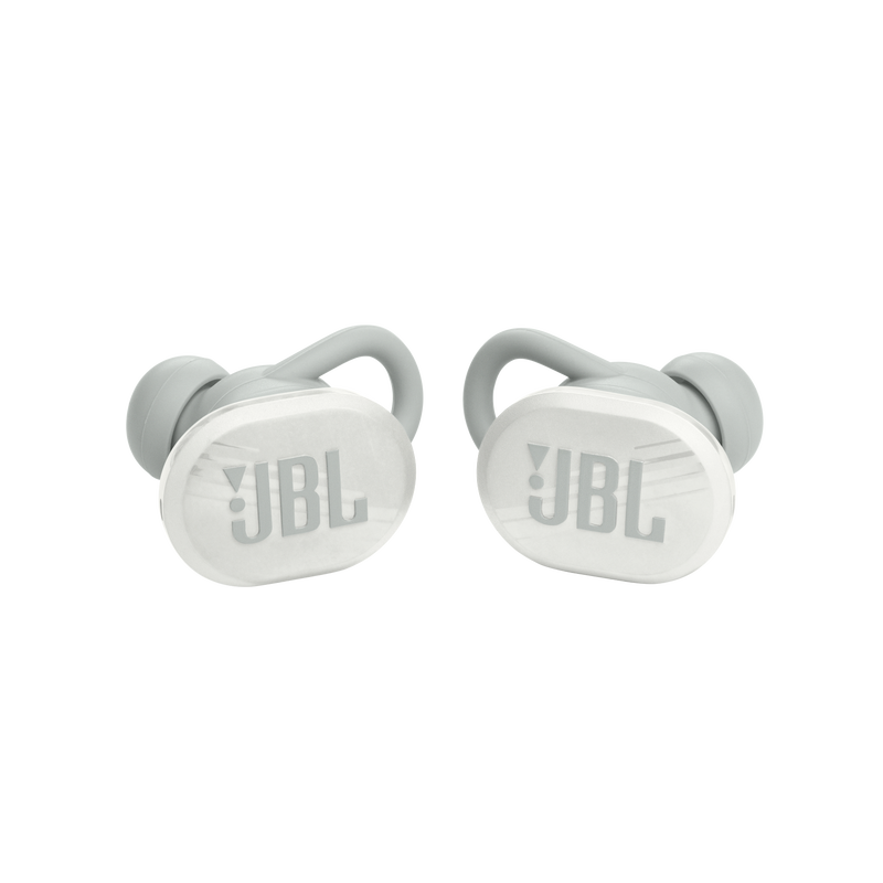JBL Endurance Race TWS - White - Waterproof true wireless active sport earbuds - Front image number null